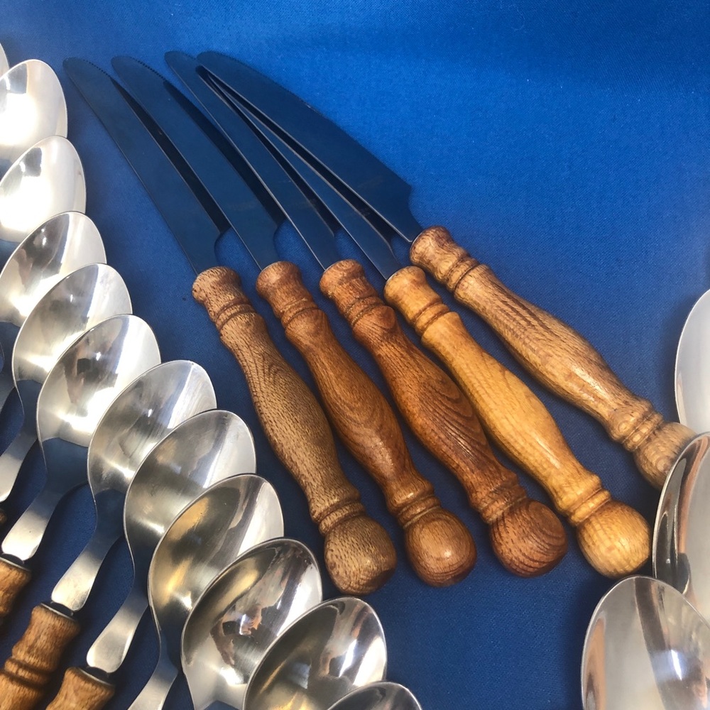 Lifetime cutlery  Handle Old Homestead Set Flatware Silverware Vintage 51 pc - Picture 8 of 11